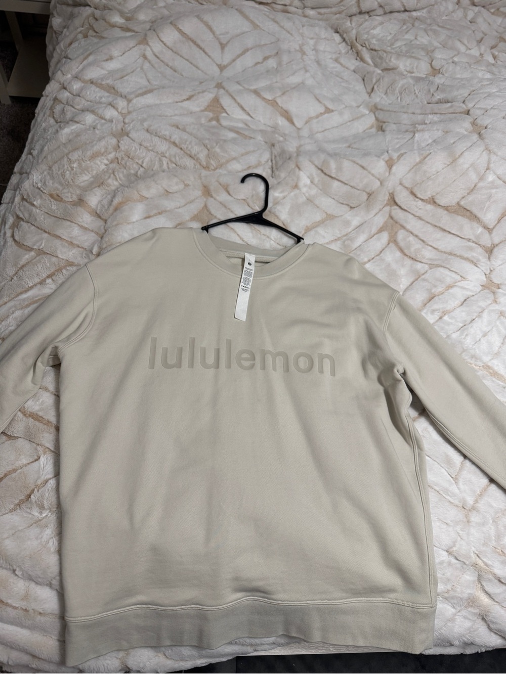 lululemon athletica Women's Crewneck Sweatshirt in Light Taupe